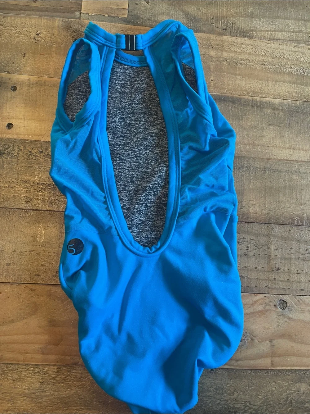 Five Dancewear Bright Blue Leotard Youth Medium